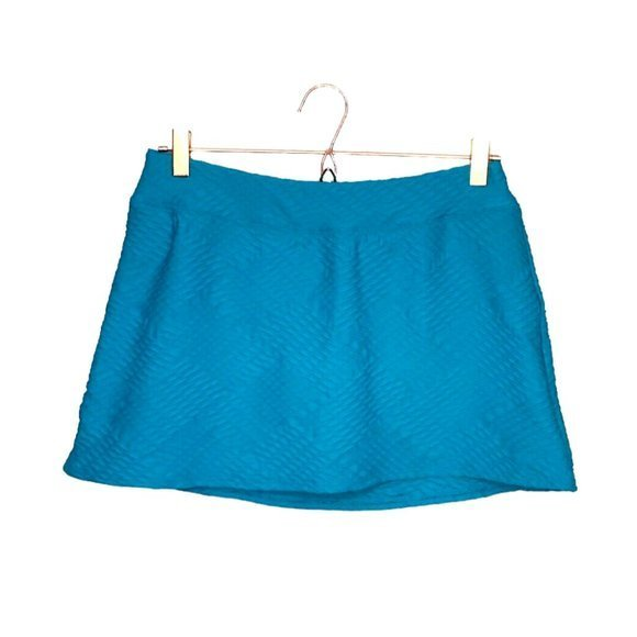 Lands' End Other - New Lands' End Size 6 Turquoise Blue Textured NXT Swim Skirt Skort Bottoms Lined